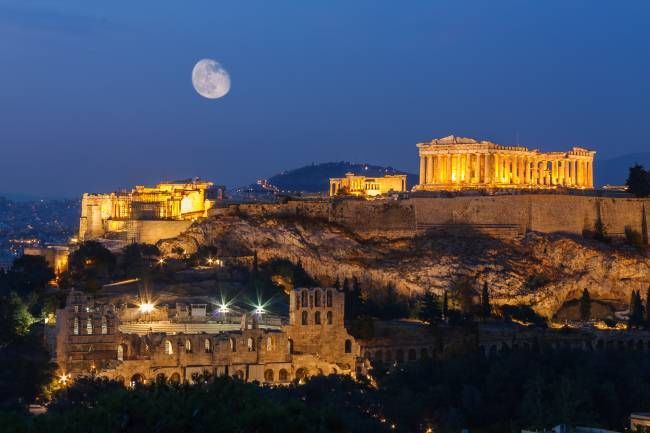 Athens Tour by night