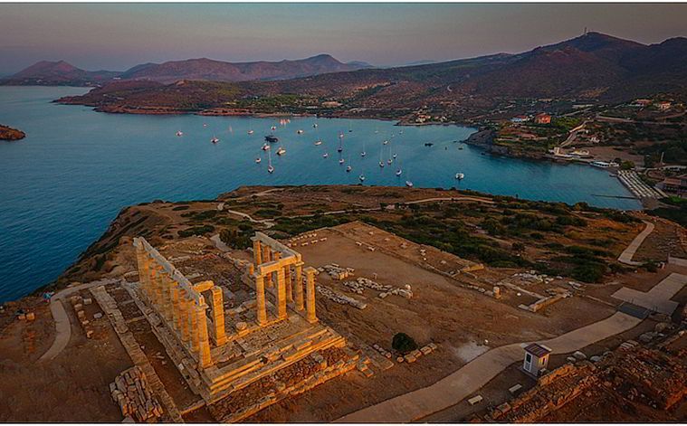 Cape Sounion Day Trip with Temple of Poseidon and sunset over the Aegean Sea