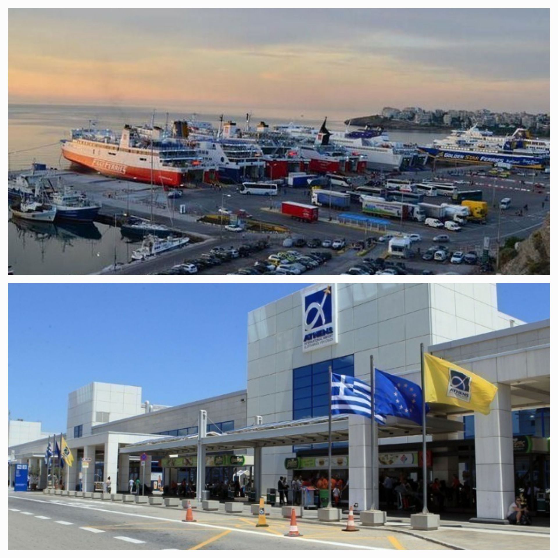 minivan taxi transfers from rafina port to athens airport