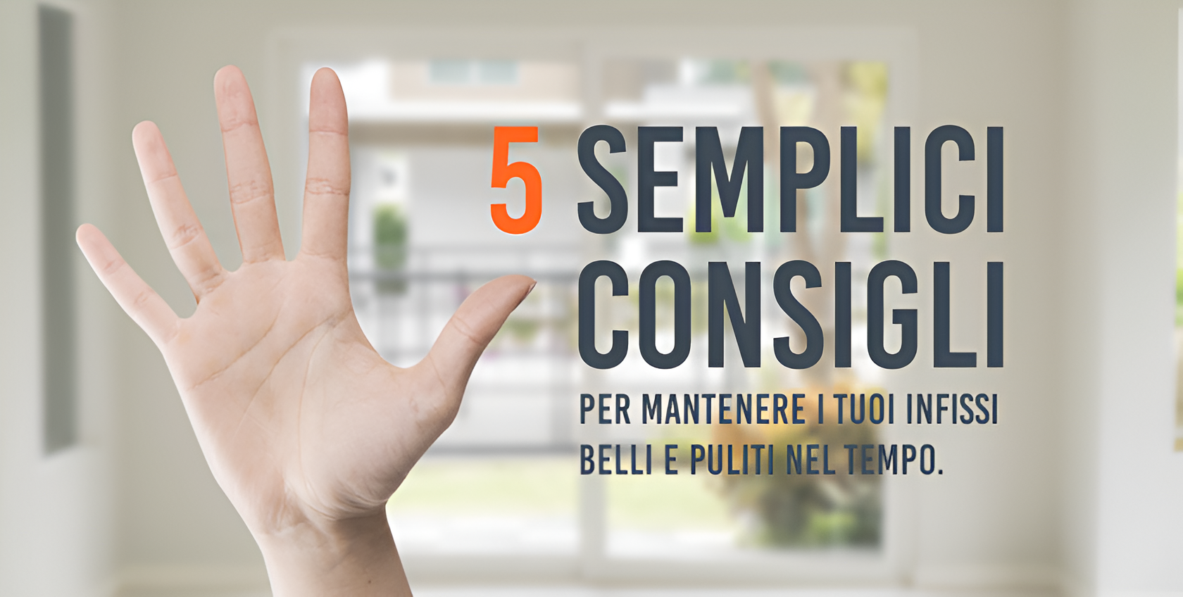 immagine consigli infissi puliti
