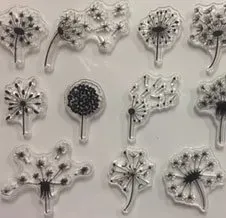 clear rubber stamps