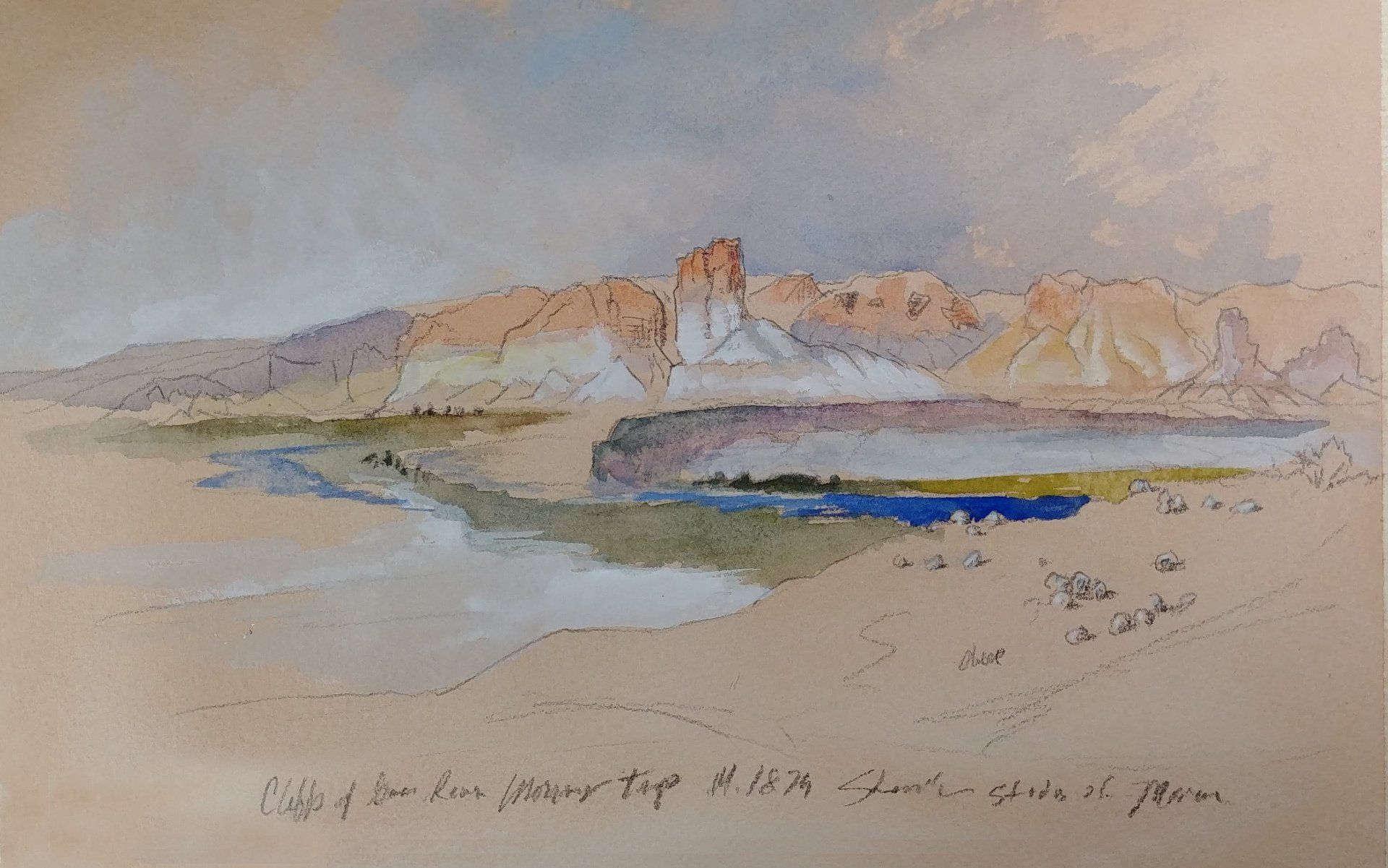 Thomas Moran watercolor virtual zoom landscape class painting robert sherrill workshops