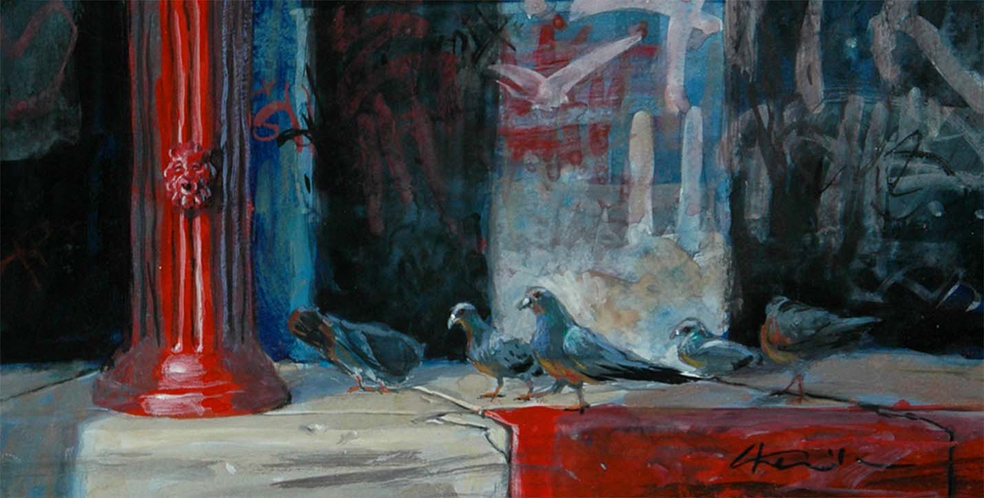 oil acrylic watercolor virtual live zoom still life class painting robert sherrill workshops
