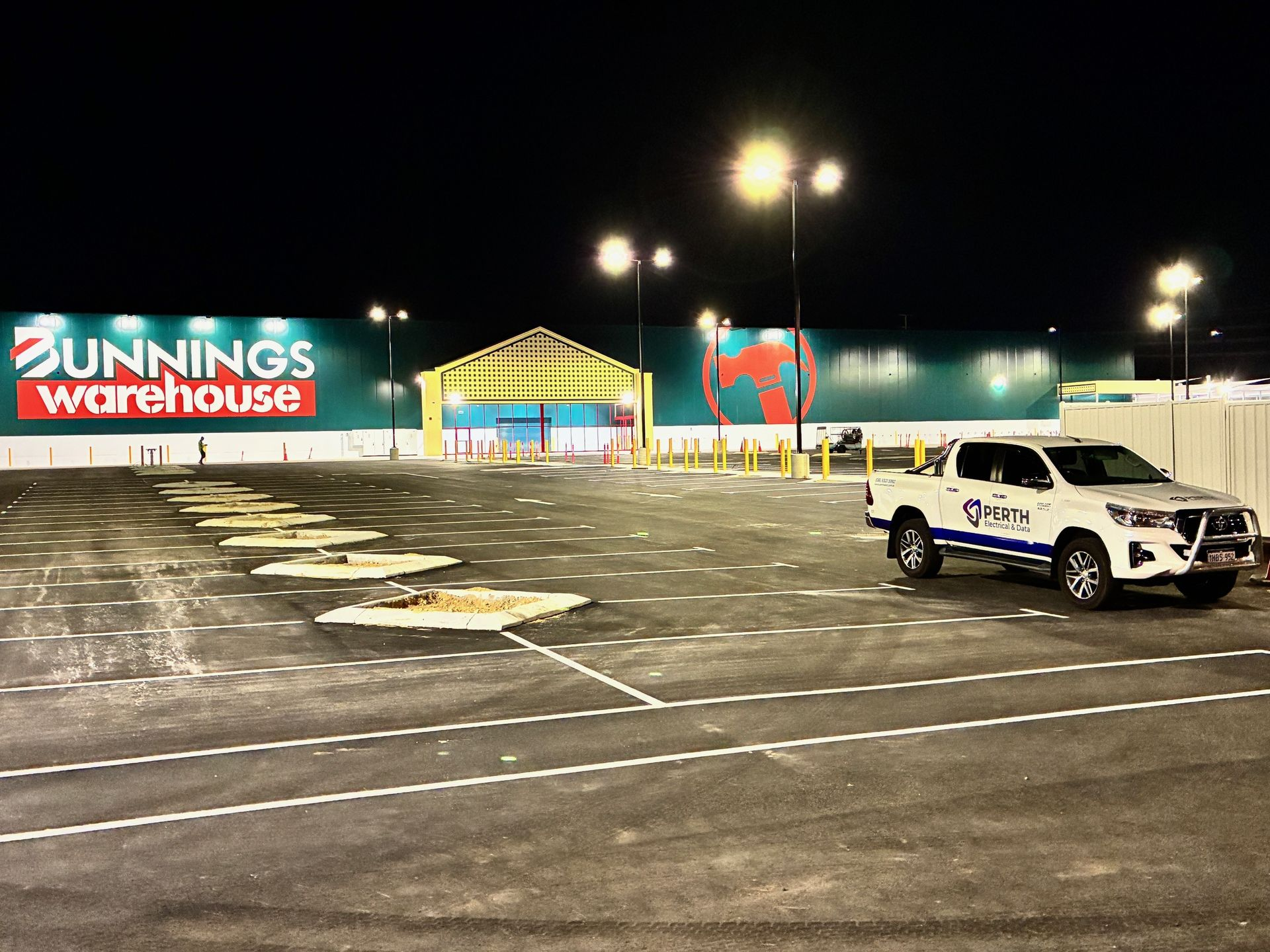 Exterior of a Bunnings Warehouse Store — Perth Electrical & Data in Joondalup, WA