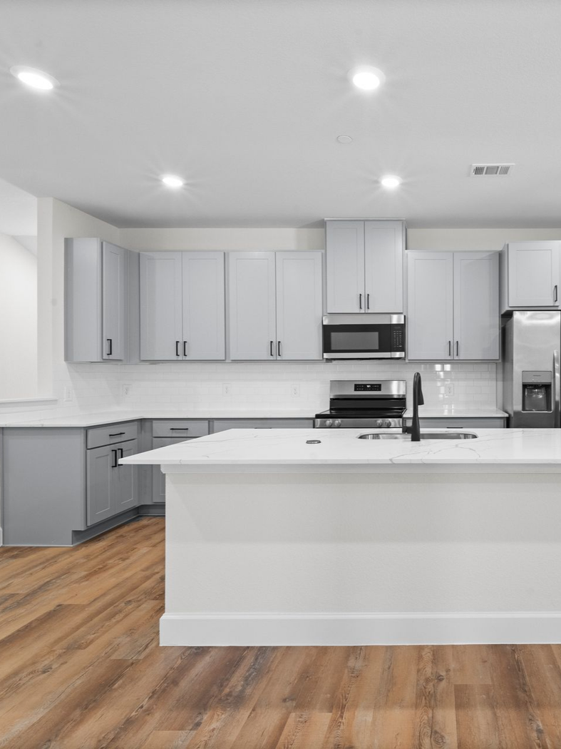Modern apartment interior at The Cottage Green Simpsonville, a new apartment community near Greenville, SC.