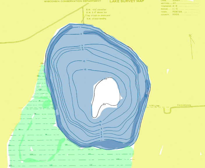 map of Lake Ripley