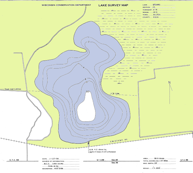 map of Lake Koshkonong