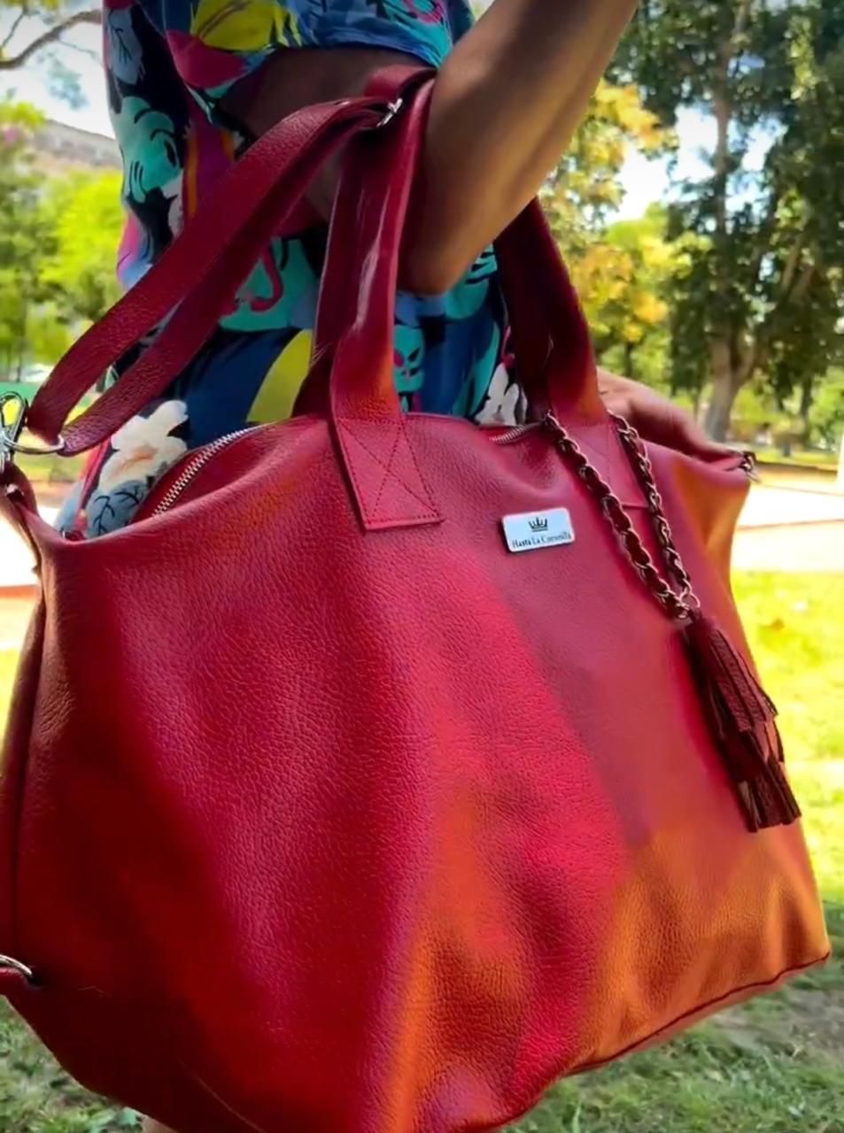 Bolso de viaje estambul Rojo