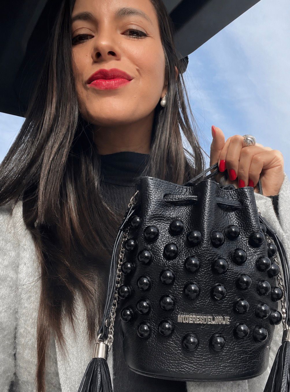 Cartera Grace negra