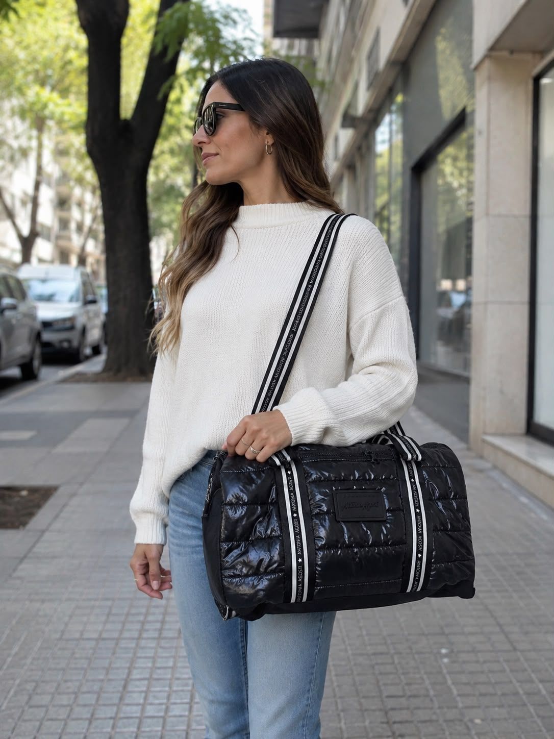 Bolso Emma negro y blanco