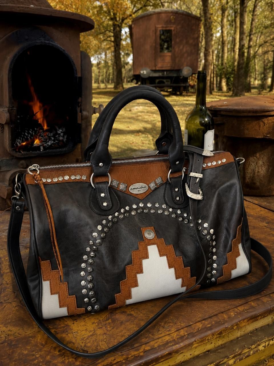 Bolso Azteca chocolate
