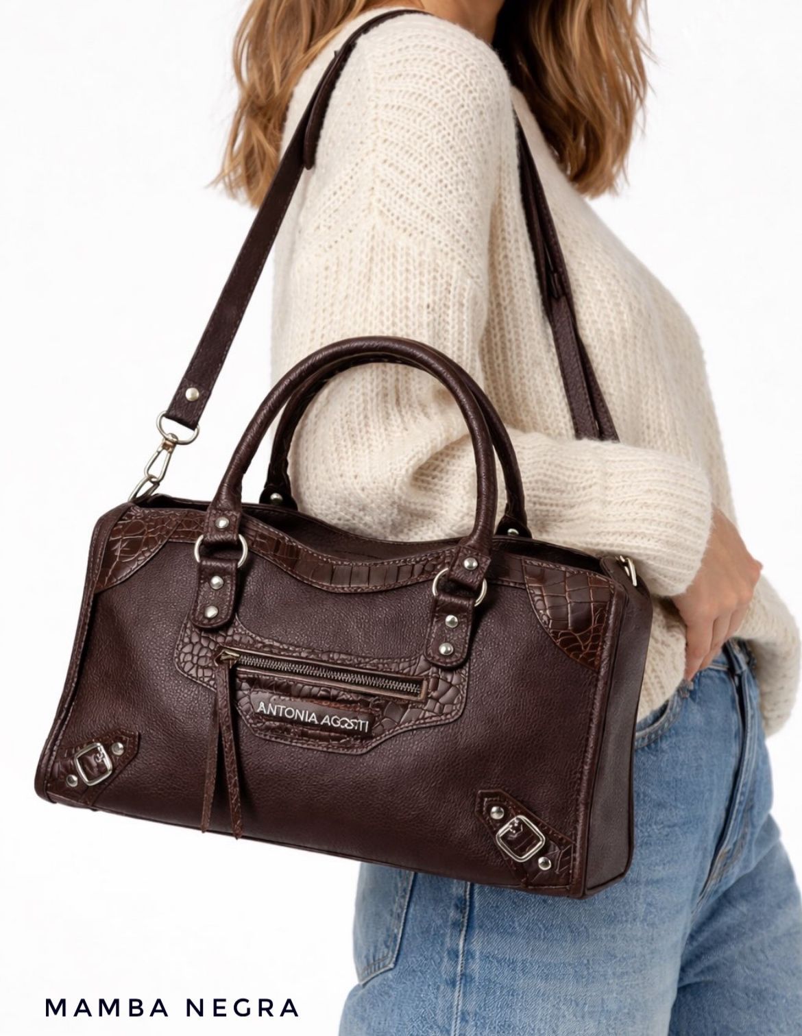 Cartera Bochy chocolate