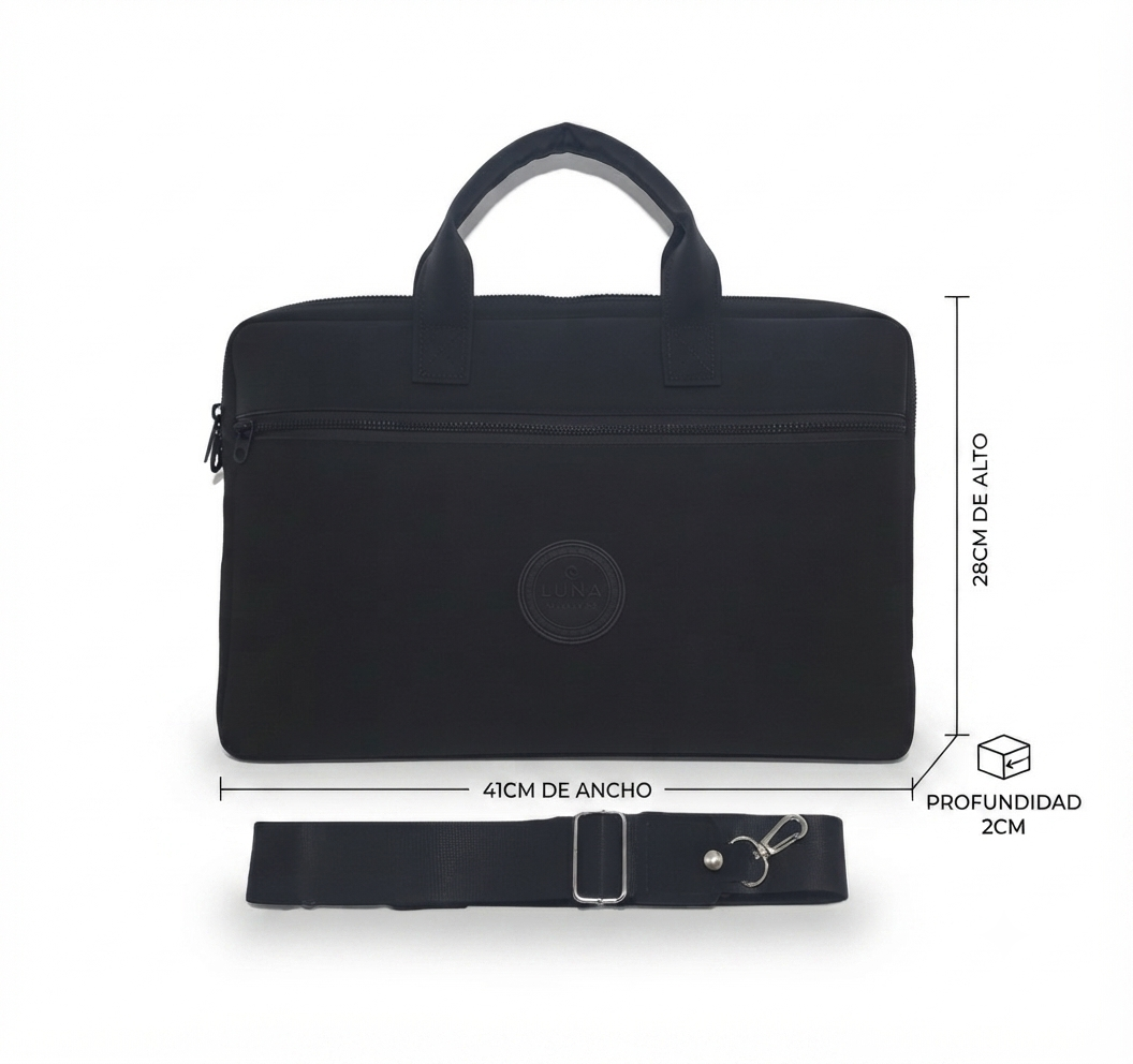 Porta notebook negro