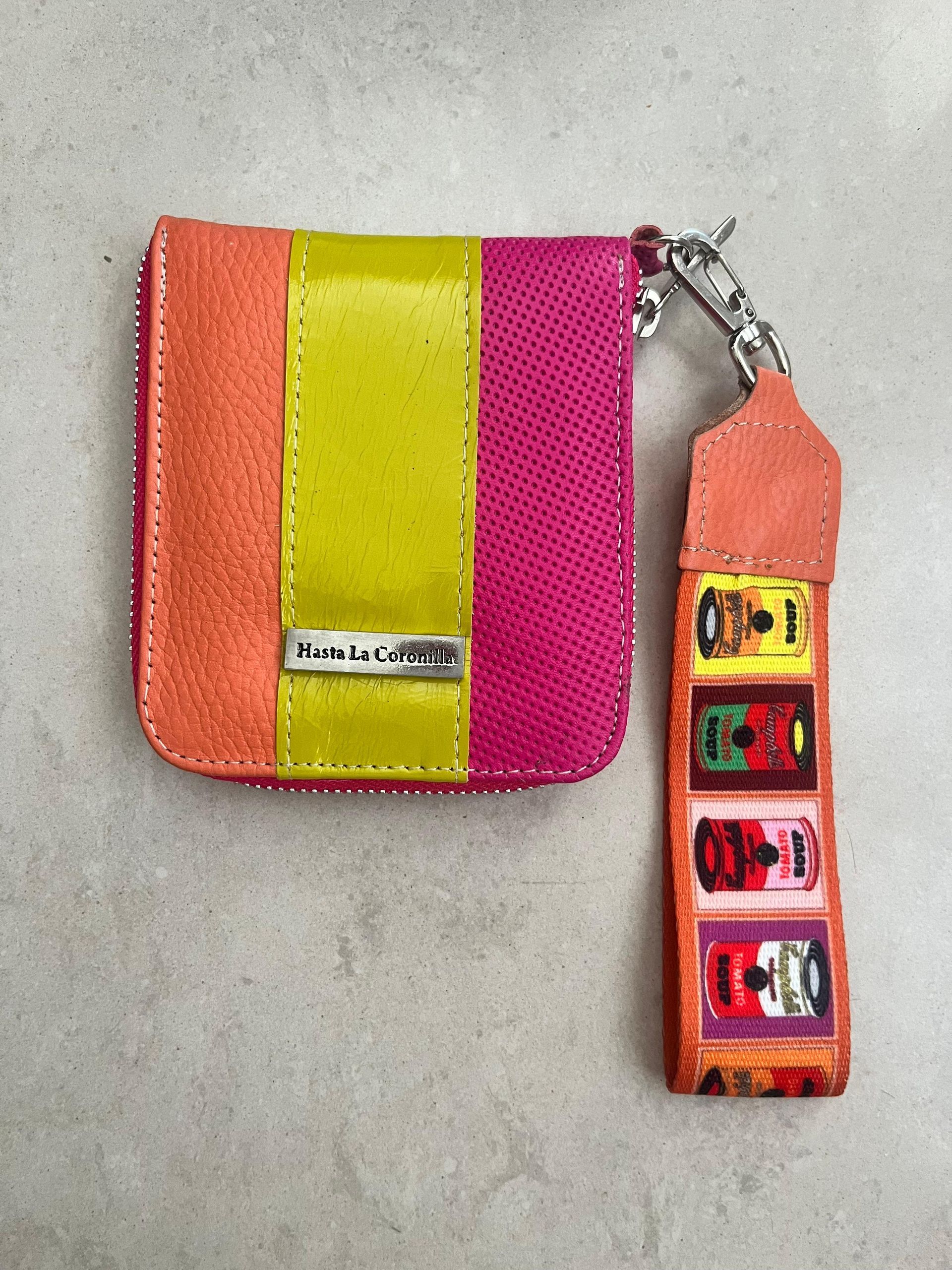 Billetera Mini naranja, amarillo