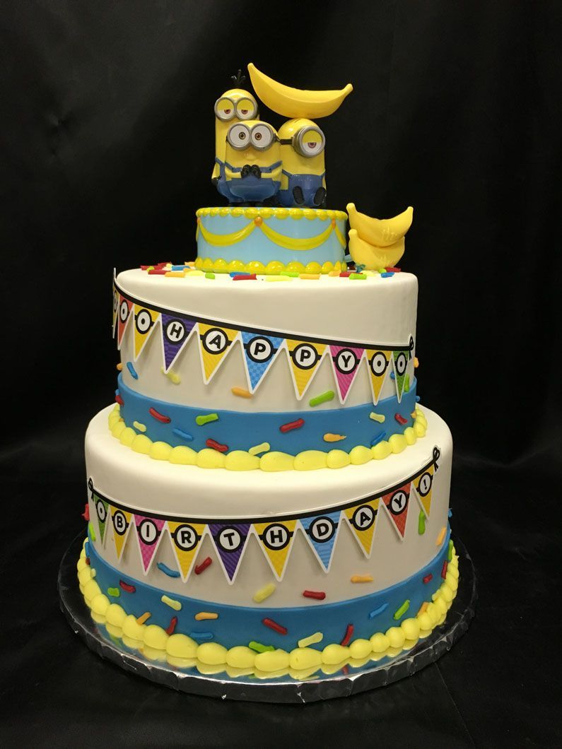 minion-themed cake