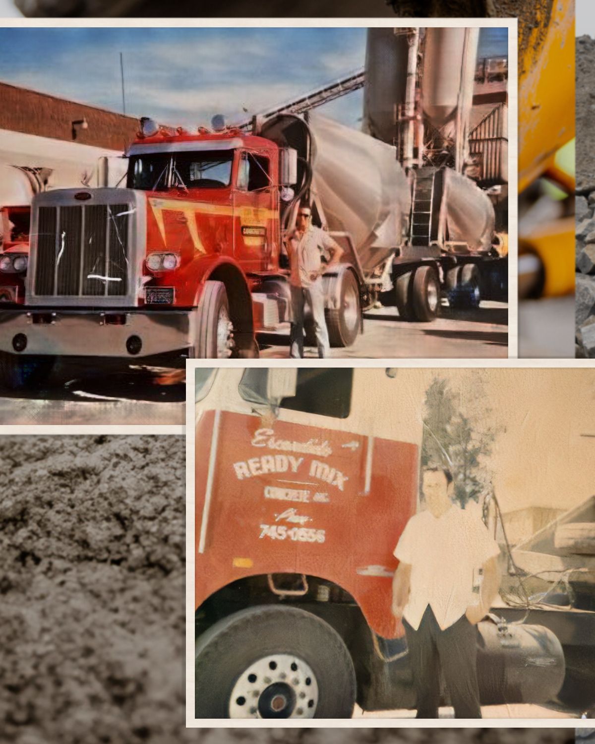 A collage of photos shows a red berry truck
