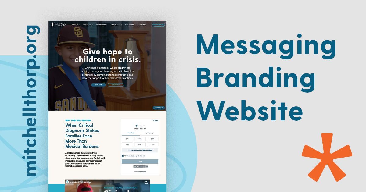 Web graphic showing a website interface with the text
