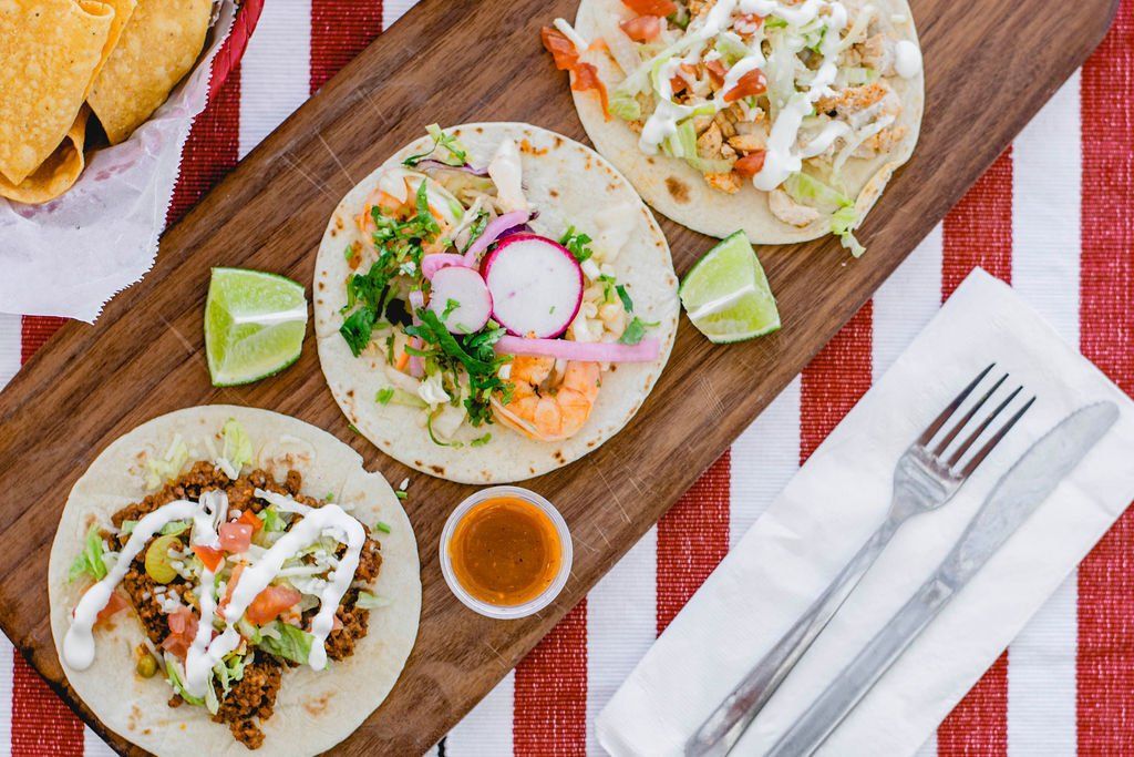 3 tacos