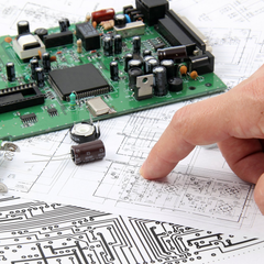 PCB layout and gerber files
