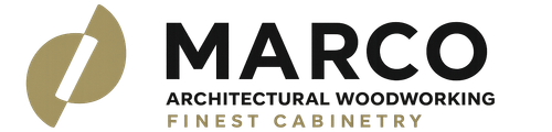 Marco Architectural Woodworking Finest Cabinetry Logo