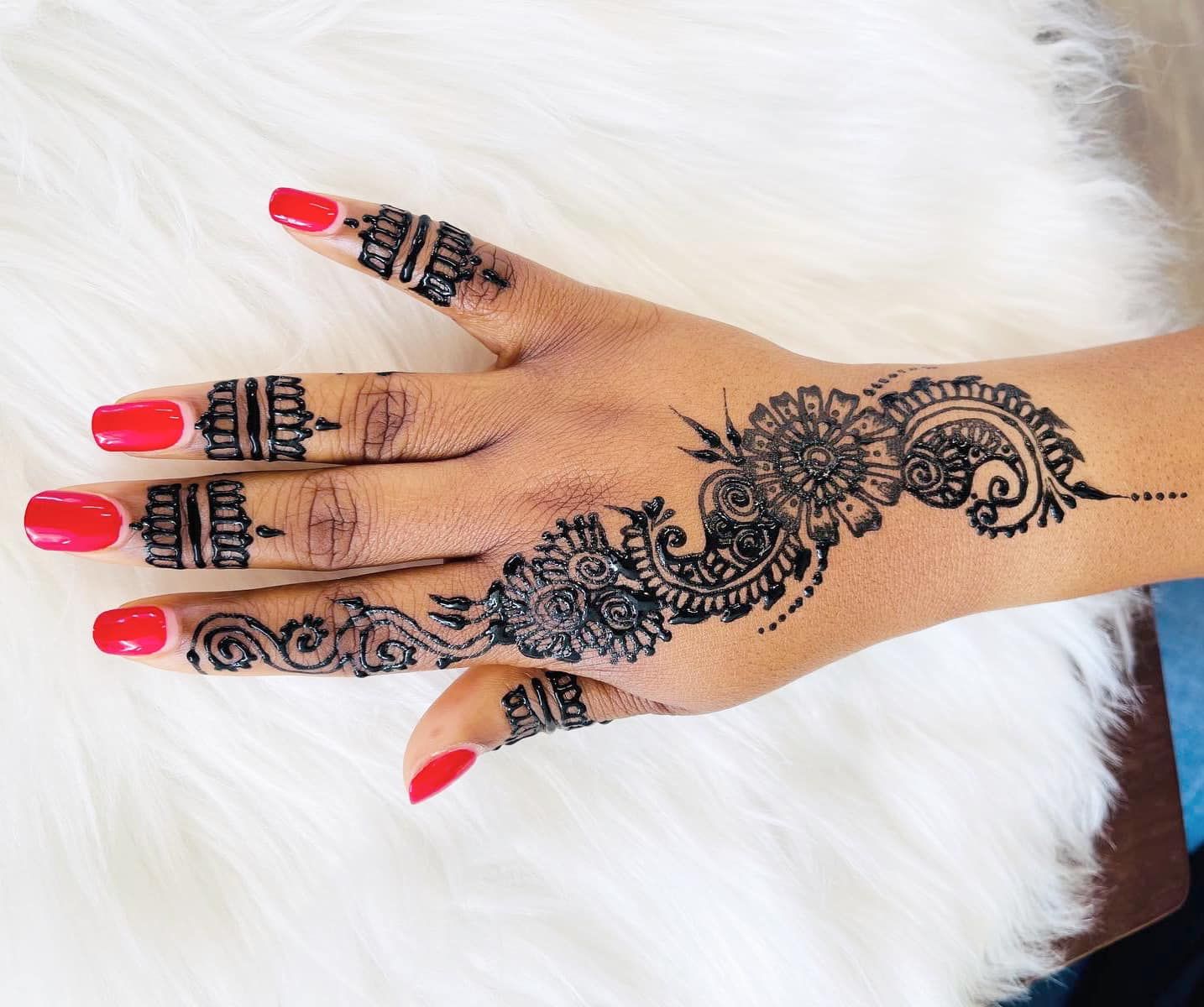 After Henna Application