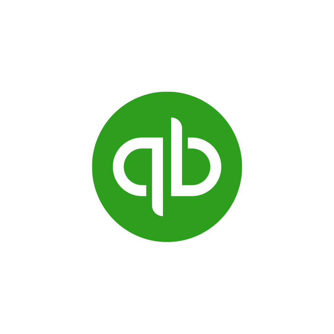The qb logo is in a green circle on a white background.