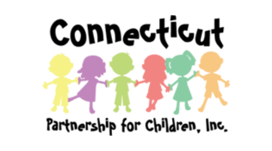 Connecticut Partnership for Children, Inc. logo with colorful child silhouettes holding hands