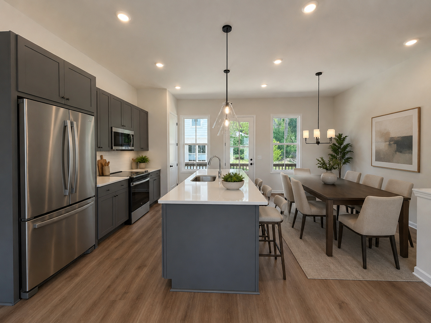 Two bedroom floor plan image.
