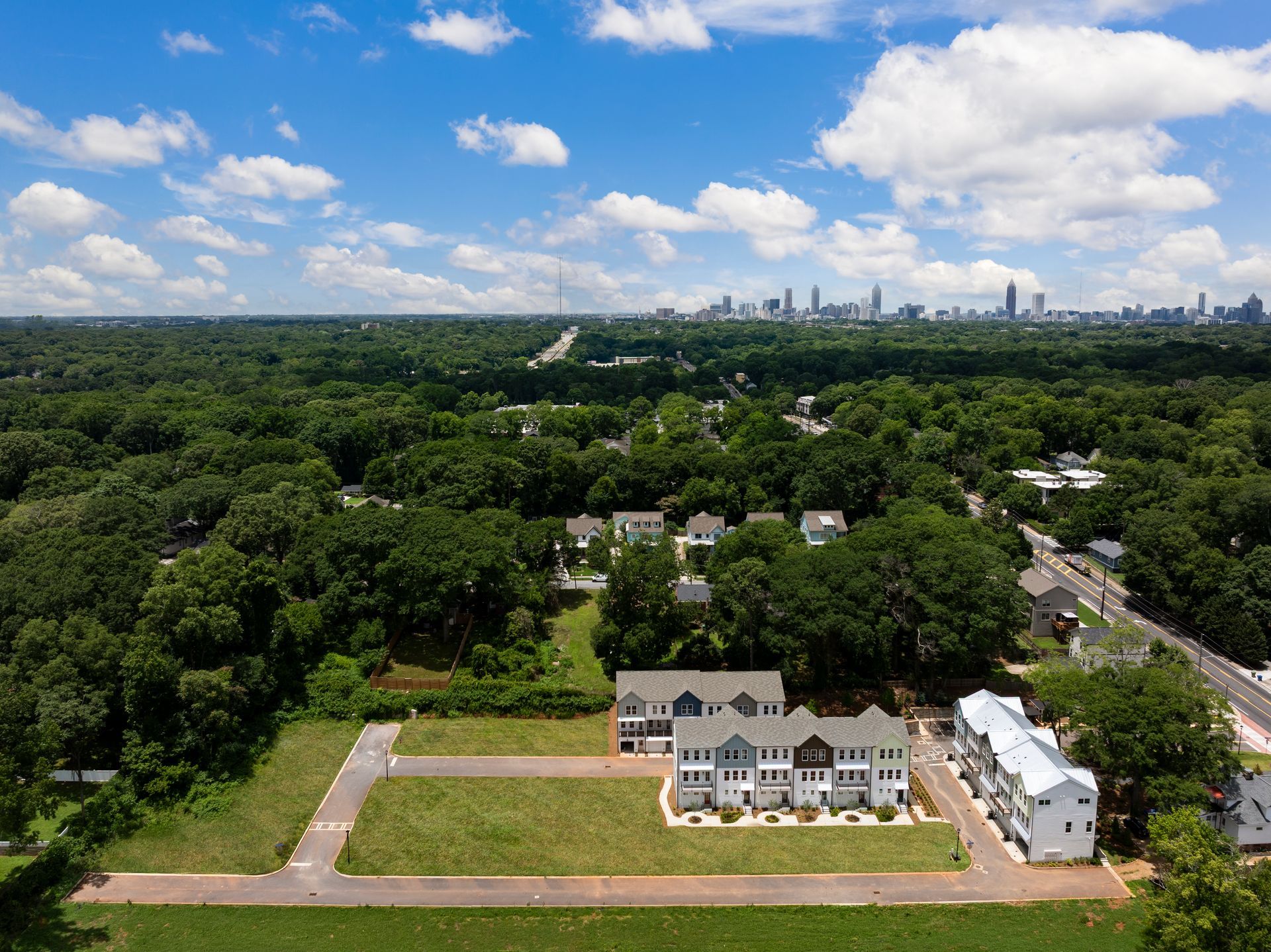 Songbird Apartments Neighborhood aerial view