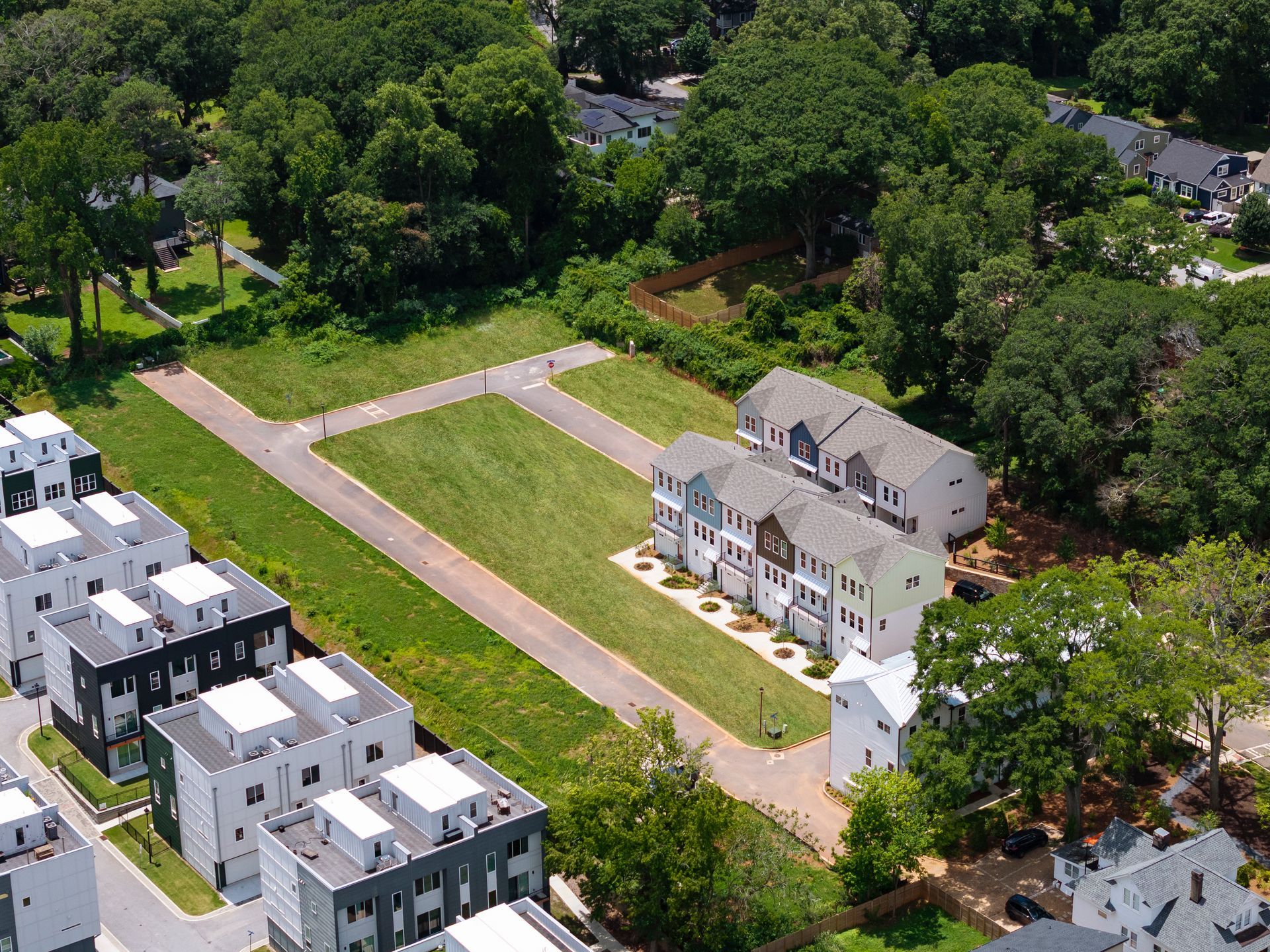 Songbird Apartments aerial view