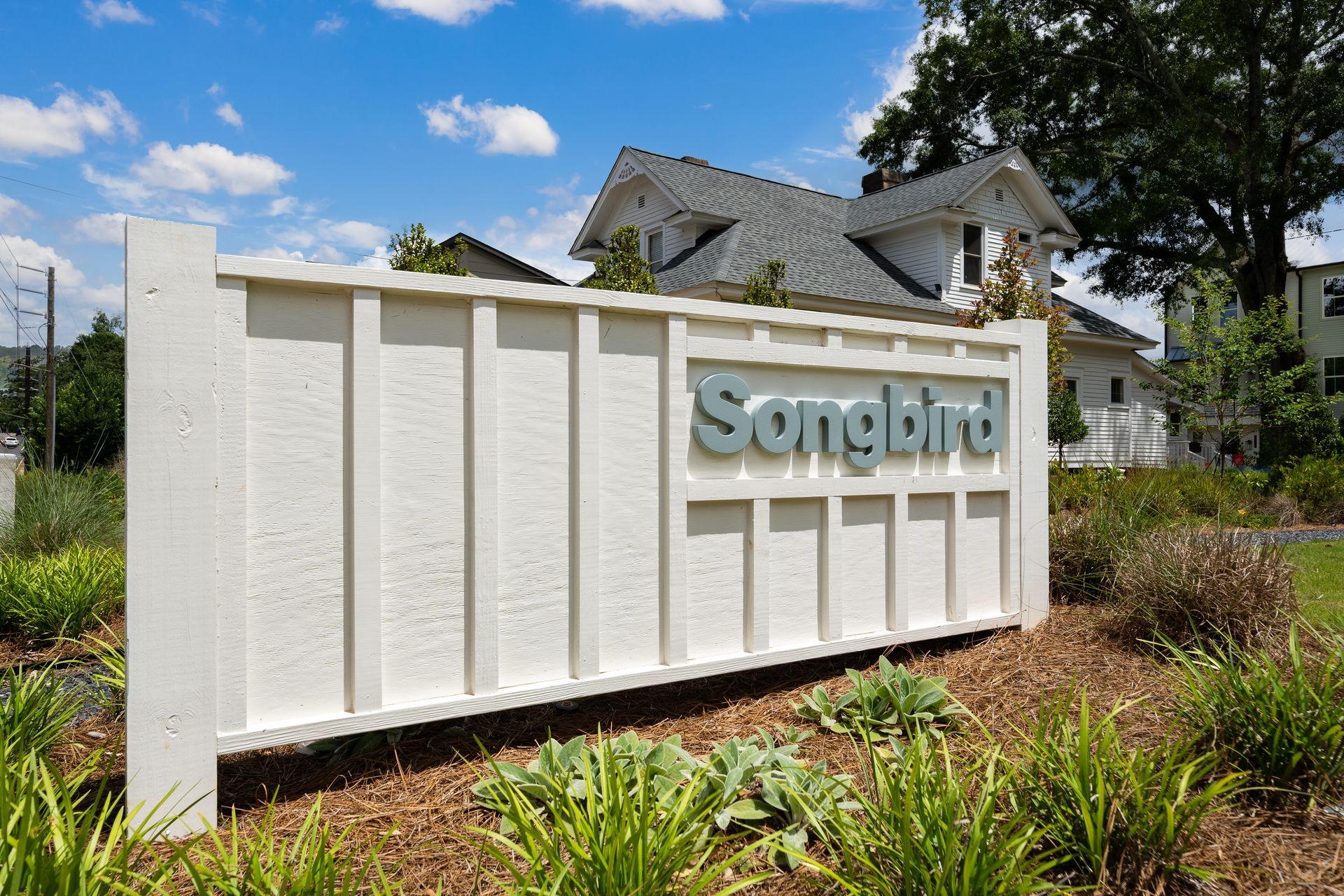 Songbird Apartments Signage