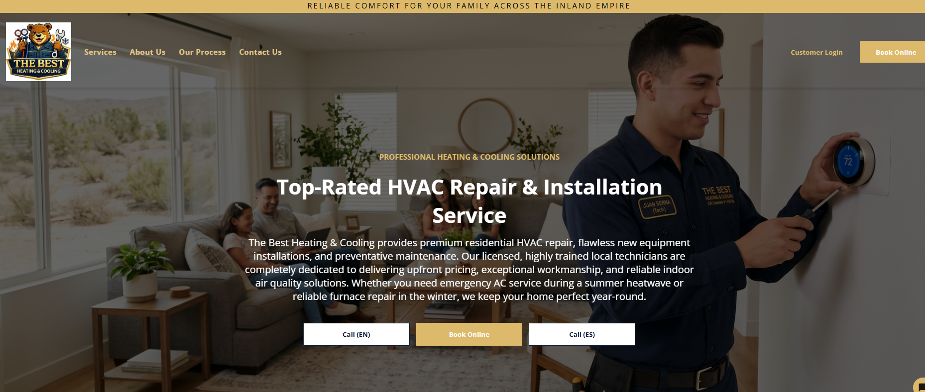 The Best Heating & Cooling cover
