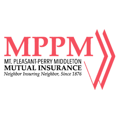 The logo for mt. pleasant-perry middleton mutual insurance