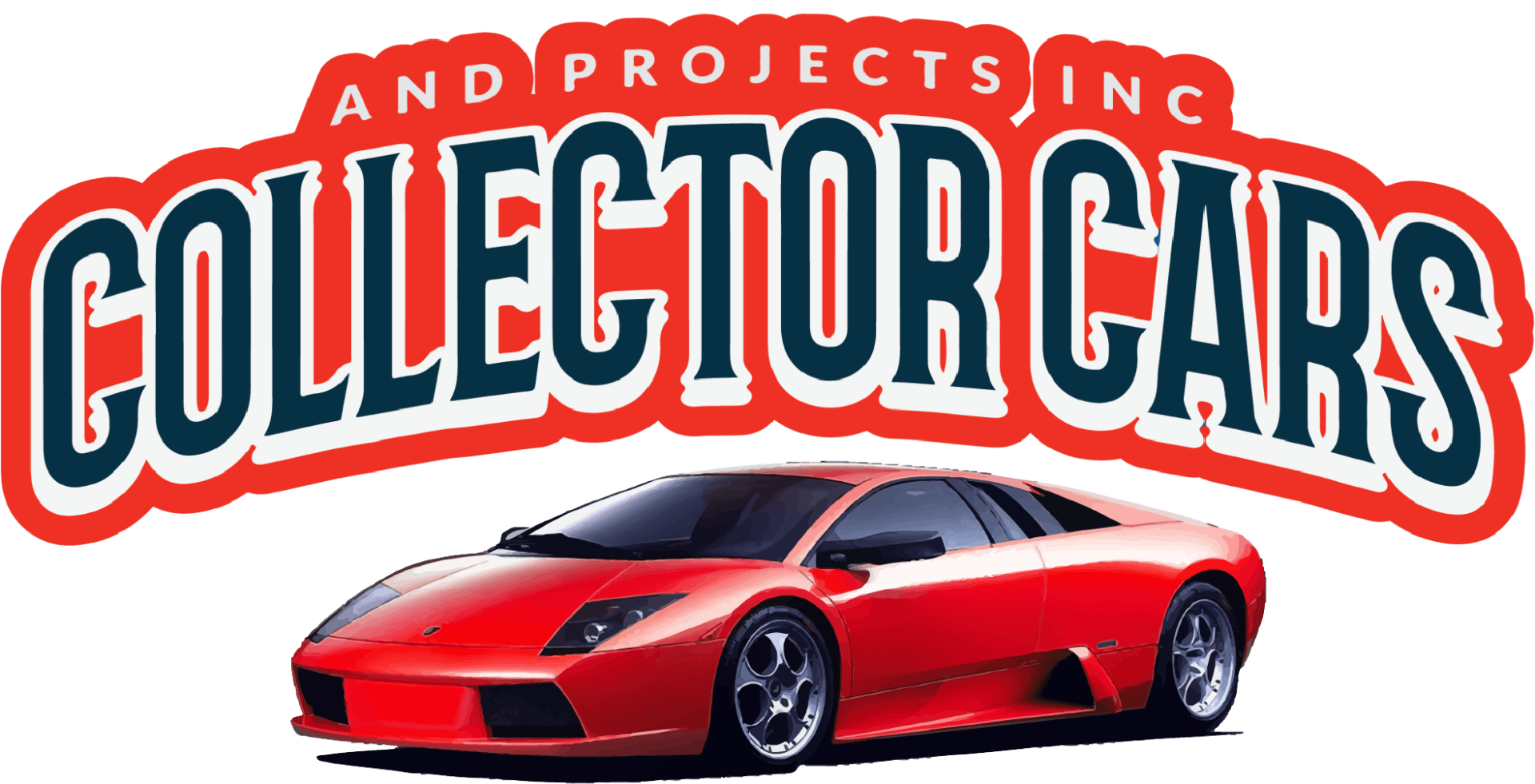 collector cars and projects inc blue logo