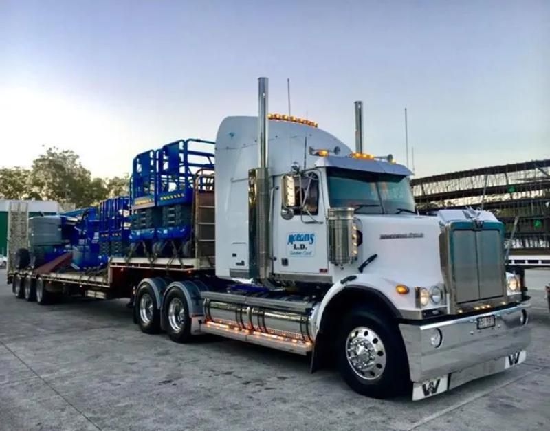 truck side view