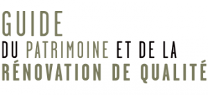 Le mot guide est sur fond blanc