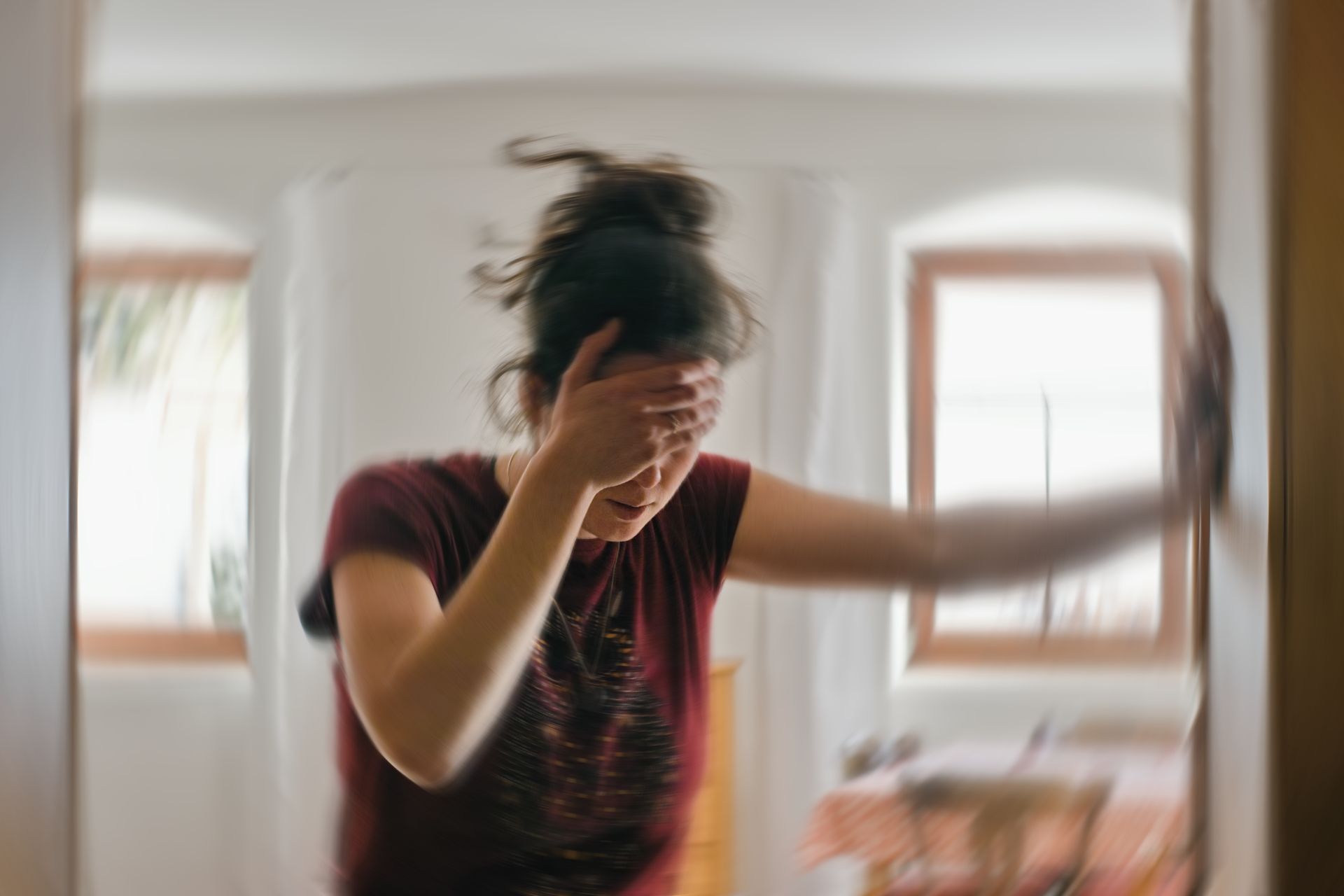 A dizzy person.
