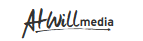 A&Will media logo in black and blue on a white background