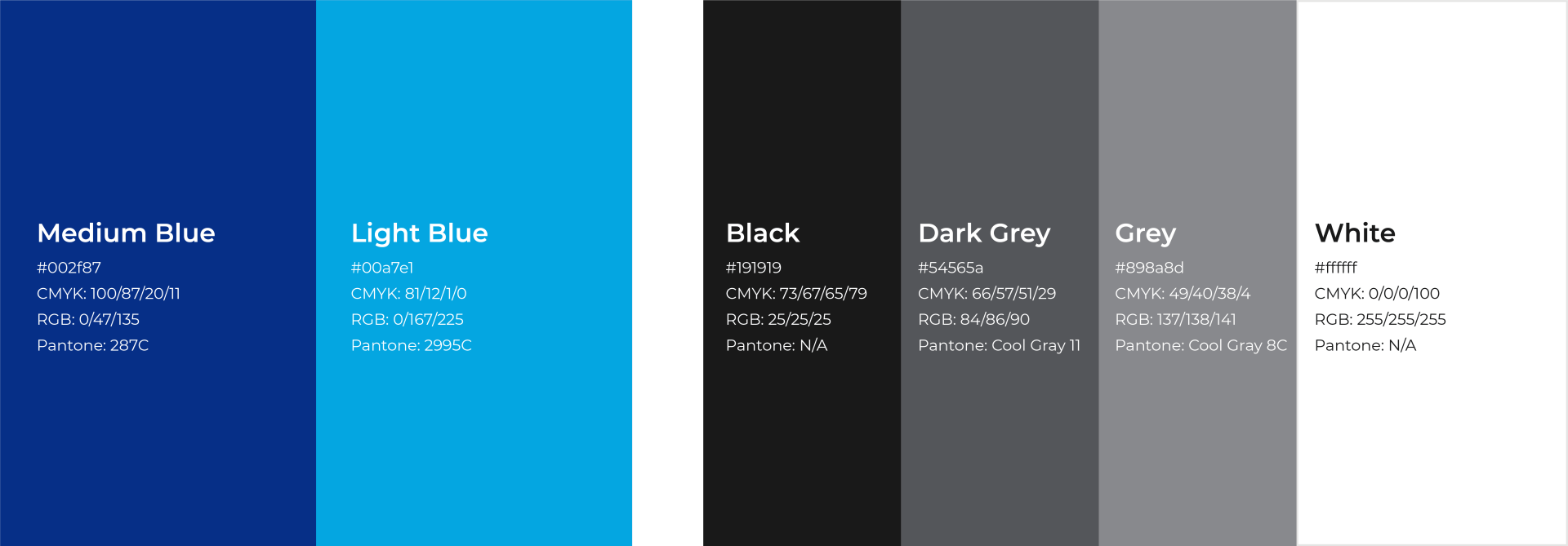 Example of a Brand Color Palette