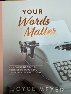 Your Words Matter Joyce Meyer book