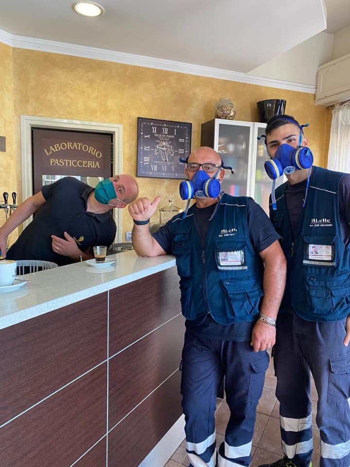 Disinfezione per ristorazione