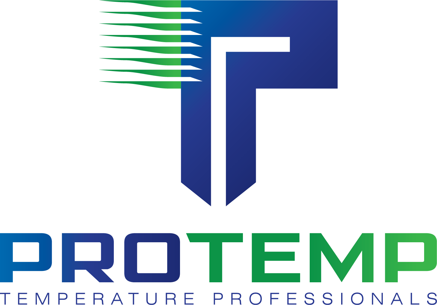 A logo for a company called pro temp temperature professionals.