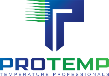 A logo for a company called pro temp temperature professionals.