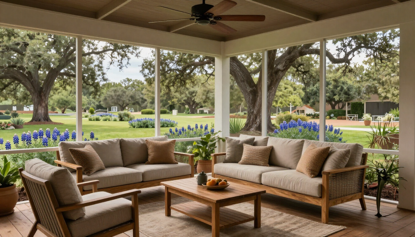 Screened Porch Interior