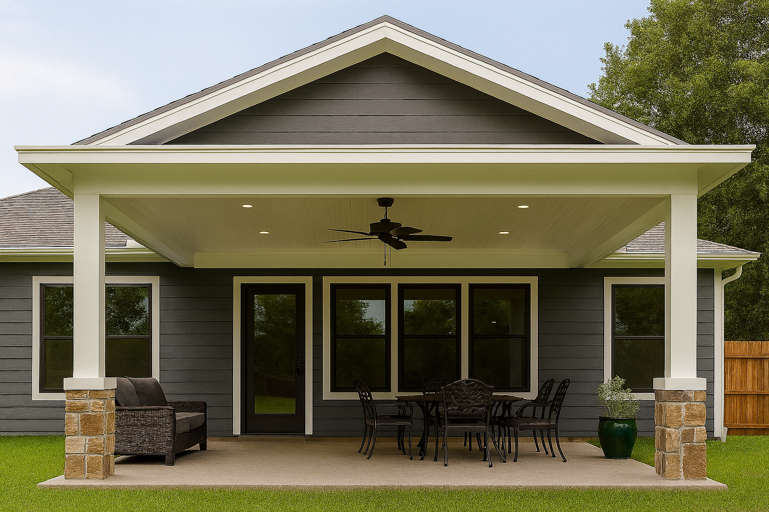 Aluminum patio cover