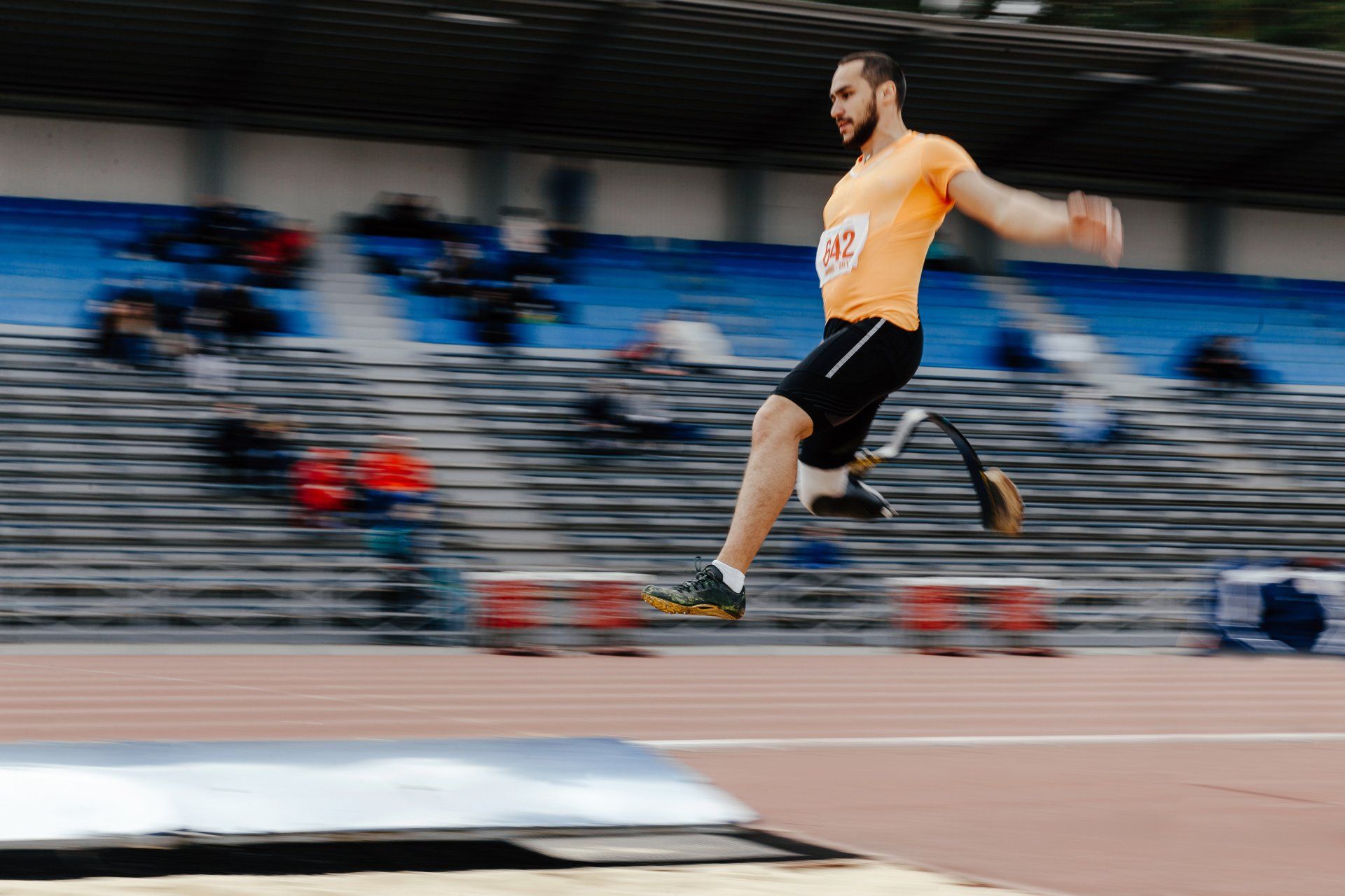 man competing in sports