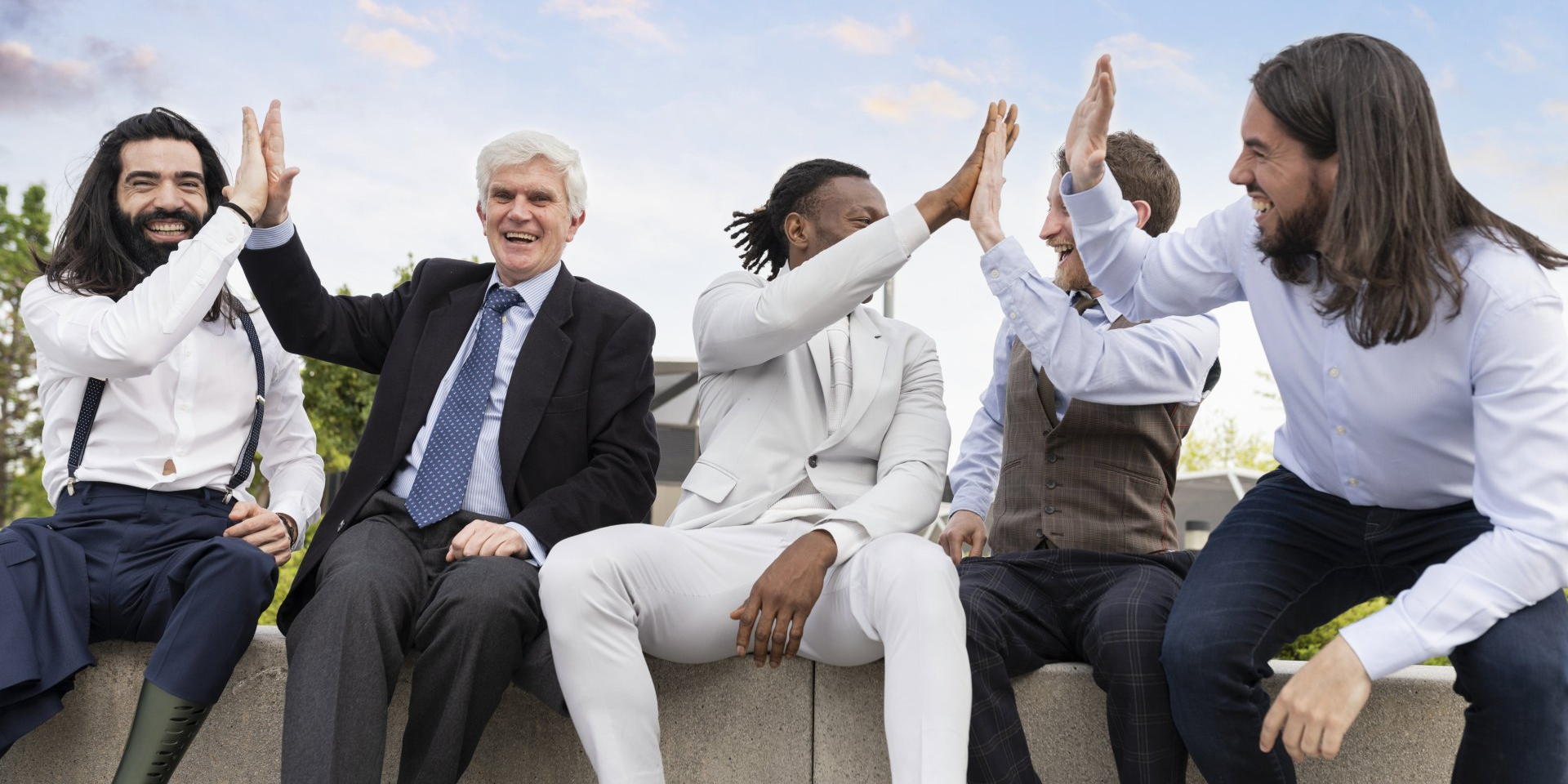 celebrating success