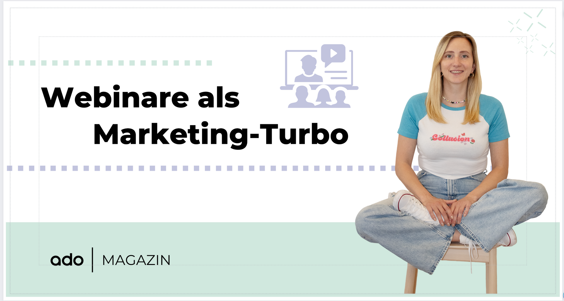 Webinare als Marketing-Turbo. Foto von Teresa.