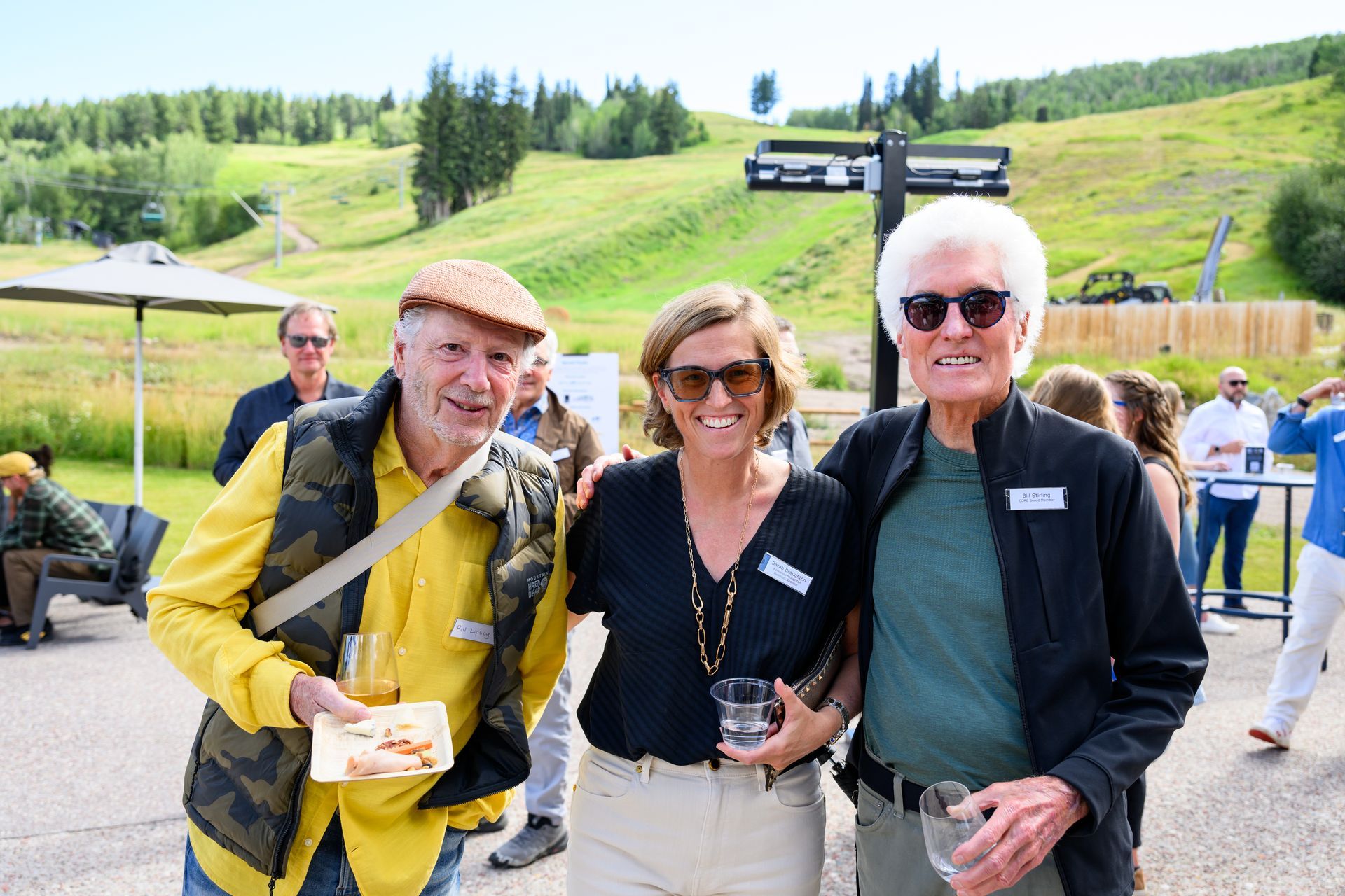 Local residents attending a CORE energy efficiency fair in the Roaring Fork Valley, exploring clean energy solutions and speaking with experts.