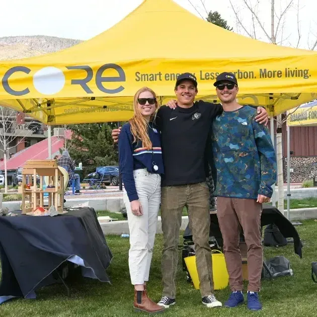 Community members gathered at a CORE-hosted climate action workshop in Aspen, learning about sustainable home upgrades and rebate programs.